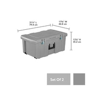 Footlocker Titanium Set of 2