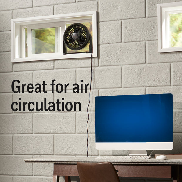 TurboForce Air Circulator Personal Fan, Black