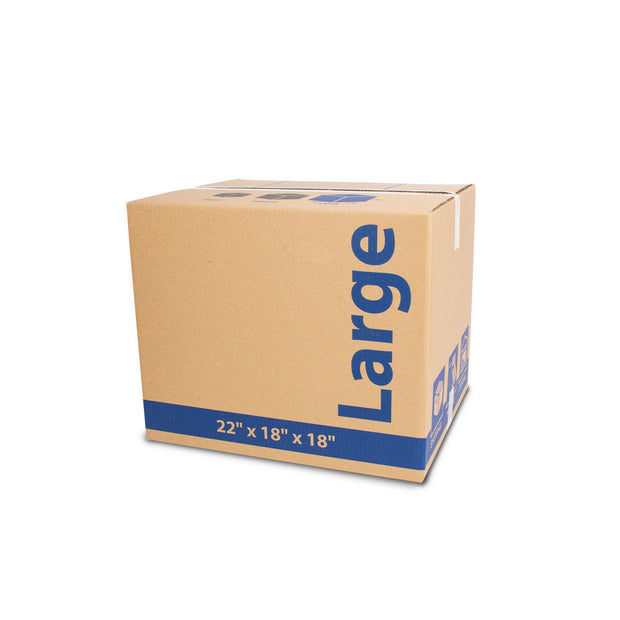 Large Recycled Moving Box 22L x 18W x 18H
