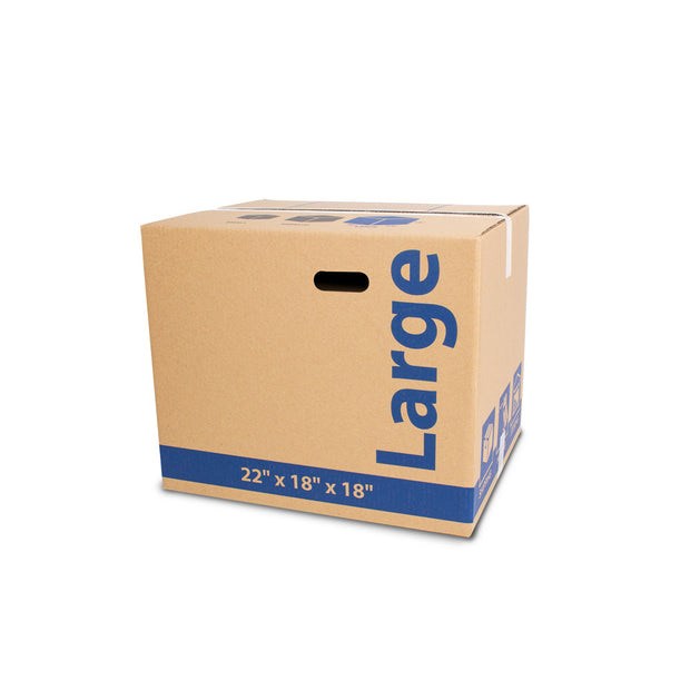 Large Recycled Moving Box 22L x 18W x 18H